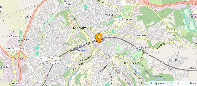localisation de l'entreprise ON PERD PAS L'NORD à MORLAIX