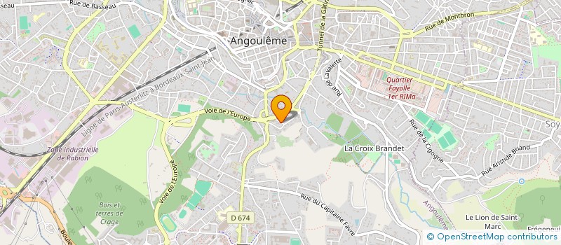 localisation de l'entreprise ON PRODUCTION à ANGOULEME