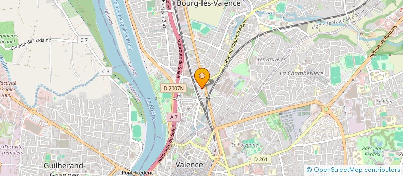 localisation de l'entreprise ON REALTY  BOURG LES VALENCE