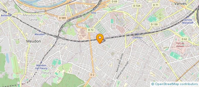 localisation de l'entreprise ON RESTE ENSEMBLE à CLAMART