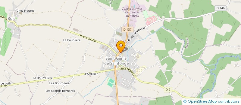 localisation de l'entreprise ON S'OCCUPE DE TOUT, CONCIERGERIE  SAINT-GENIS-DE-SAINTONGE