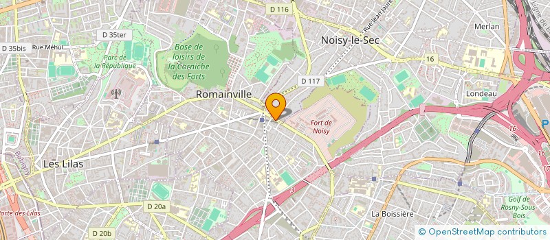 localisation de l'entreprise ON SAIT DESSINER - CREATIVE DIGITAL AGENCY à ROMAINVILLE