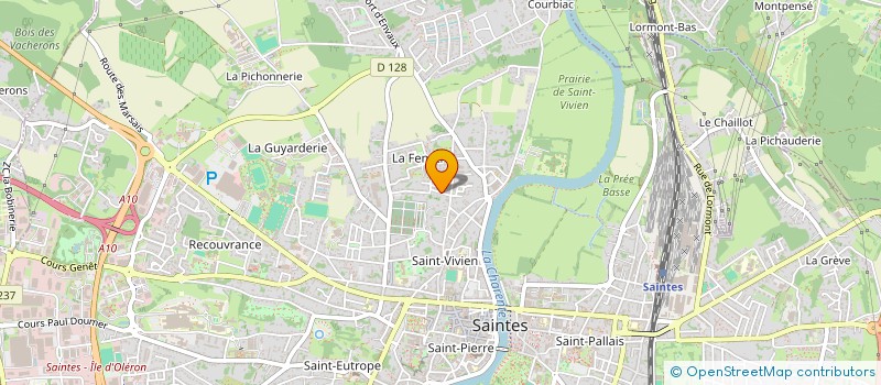 localisation de l'entreprise ON SE RESPECTE à SAINTES
