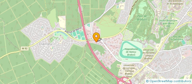 localisation de l'entreprise ON SITE INTERNATIONAL  VANDUVRE-LES-NANCY