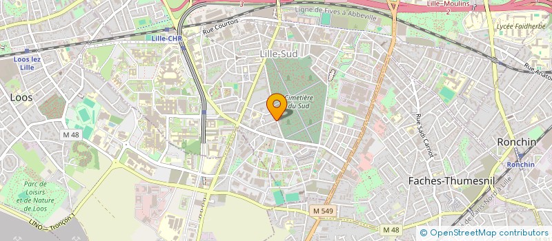 localisation de l'entreprise ON SPA à LILLE