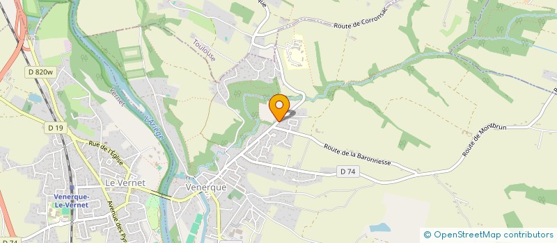 localisation de l'entreprise ON STAGE 31 à VENERQUE