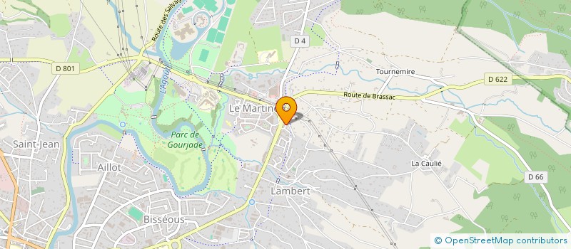 localisation de l'entreprise ON STAGE  CASTRES