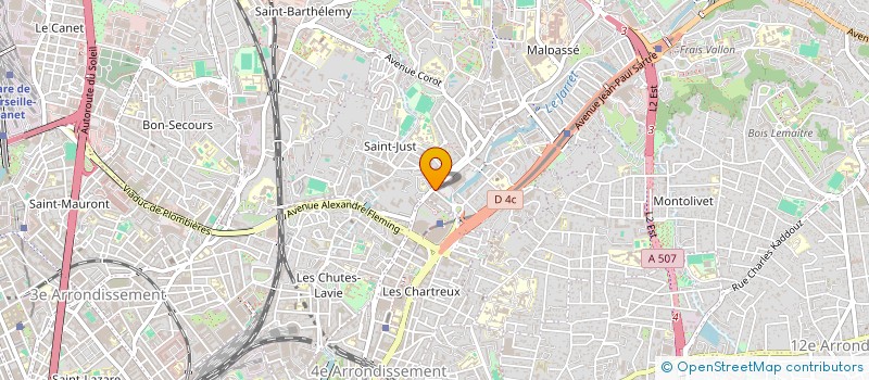localisation de l'entreprise ON THE ROAD à MARSEILLE