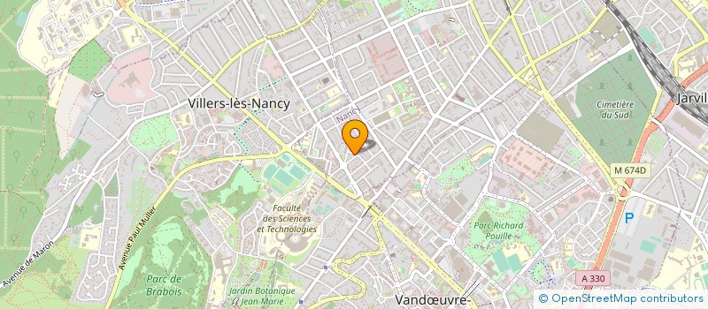 localisation de l'entreprise ON THE ROAD  NANCY