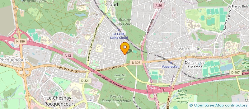 localisation de l'entreprise ON THE WAYS  LA CELLE-SAINT-CLOUD