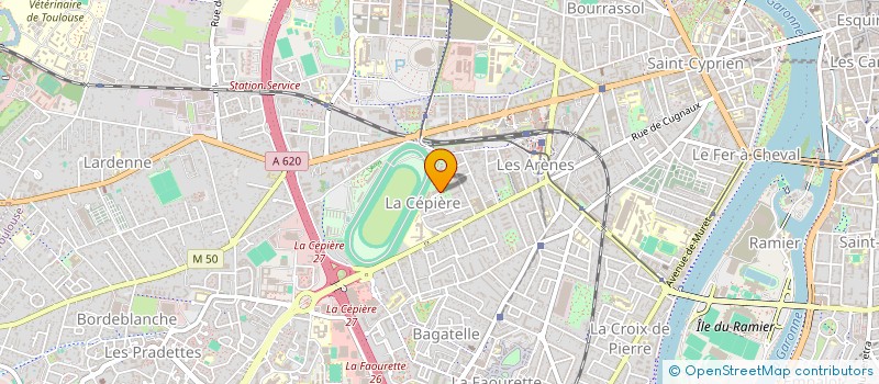 localisation de l'entreprise ON TIME VTC à TOULOUSE