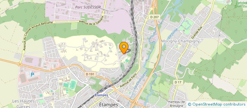 localisation de l'entreprise ON TP à ETAMPES