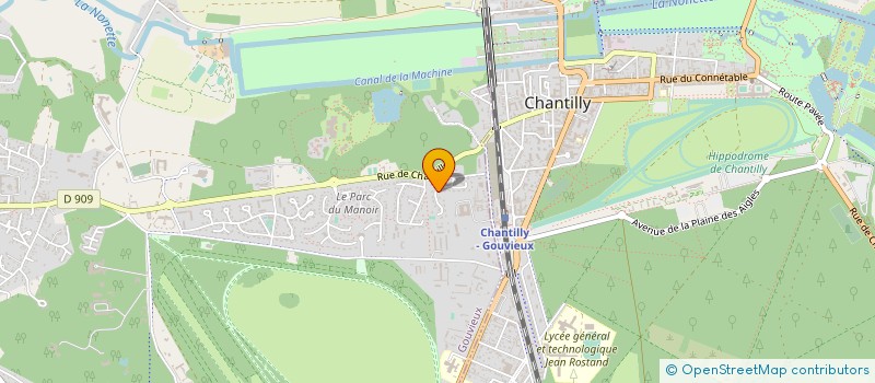 localisation de l'entreprise ON TRACK à GOUVIEUX