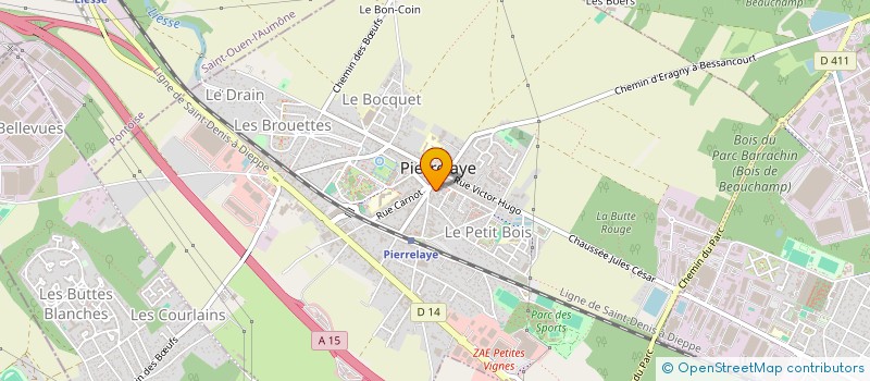 localisation de l'entreprise ON VA PAS SE GENER  PIERRELAYE