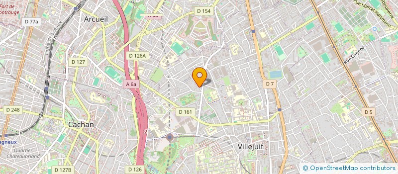 localisation de l'entreprise ON VEUT PAS GRANDIR PRODUCTION  VILLEJUIF