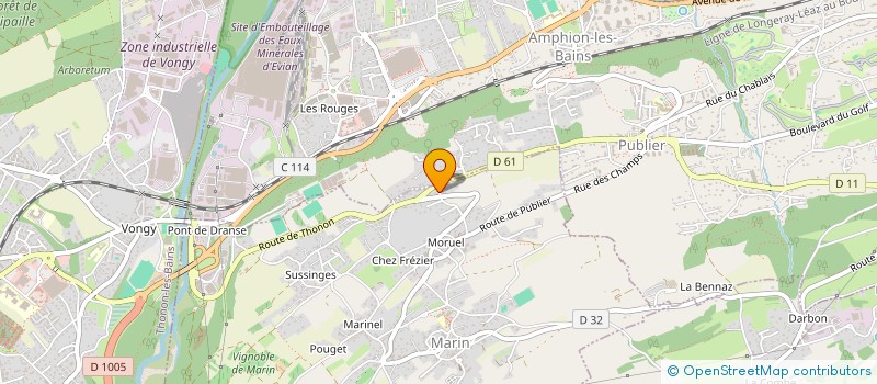 localisation de l'entreprise ON VI'NATURE à MARIN