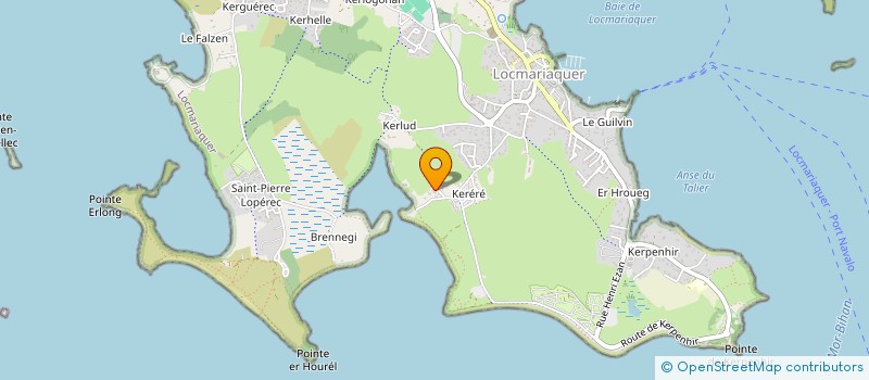 localisation de l'entreprise ON VOILE LARGE  LOCMARIAQUER