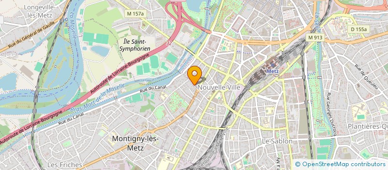 localisation de l'entreprise ON VOUS COIFFE à MONTIGNY-LES-METZ
