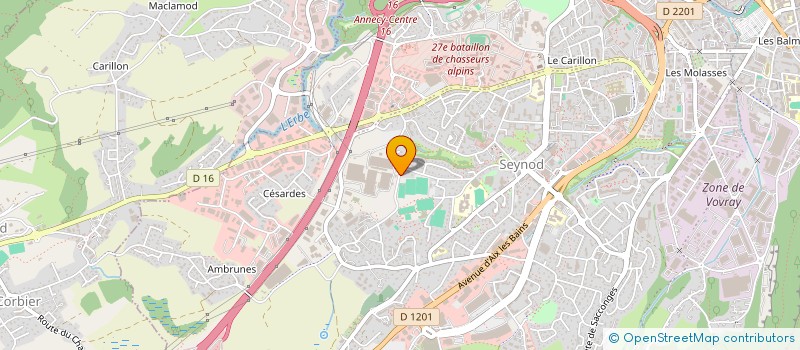 localisation de l'entreprise ON WEB SERVICES & SYSTEMS (OW2S)  ANNECY