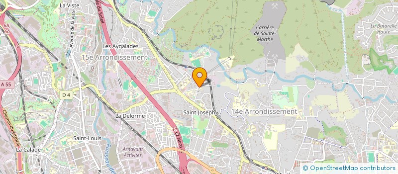 localisation de l'entreprise ON Y DANSE TOUS EN ROND à MARSEILLE