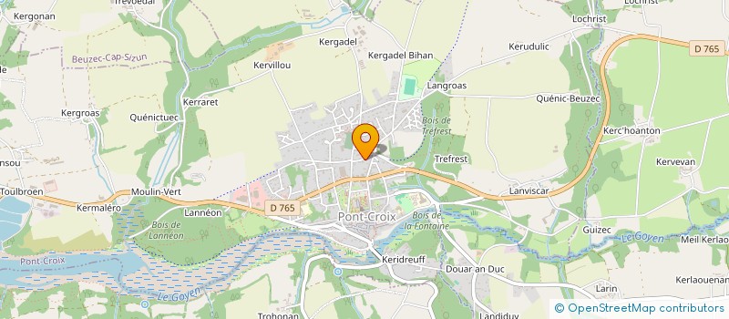 localisation de l'entreprise ON Y EST  PONT-CROIX