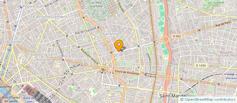 localisation de l'entreprise ON Y VA  PARIS