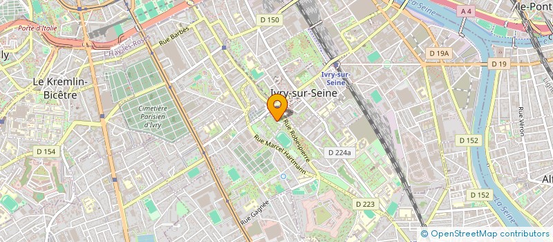 localisation de l'entreprise ON Y VA   MEDIA à IVRY-SUR-SEINE
