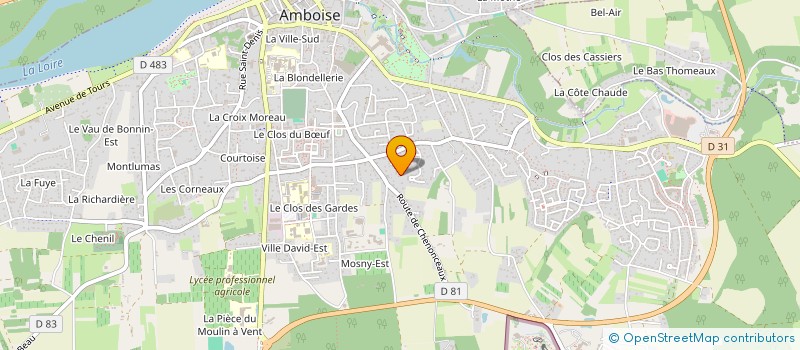 localisation de l'entreprise ONA 4  AMBOISE