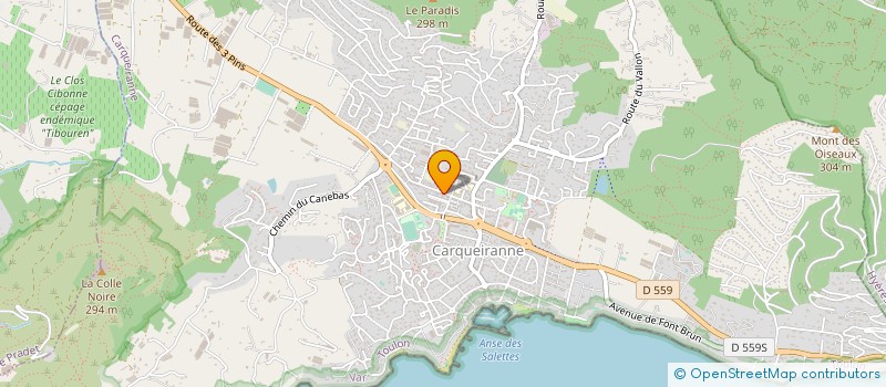 localisation de l'entreprise ONA à CARQUEIRANNE
