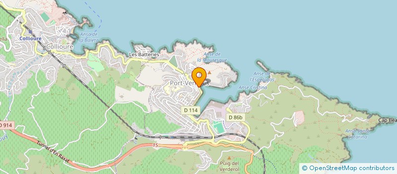 localisation de l'entreprise ONA  PORT-VENDRES