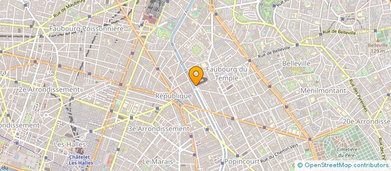 localisation de l'entreprise ONA+  PARIS