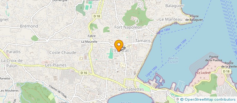 localisation de l'entreprise ONA ELE ONA à LA SEYNE-SUR-MER
