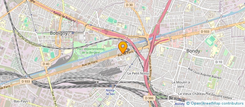 localisation de l'entreprise ONA INVEST à NOISY-LE-SEC