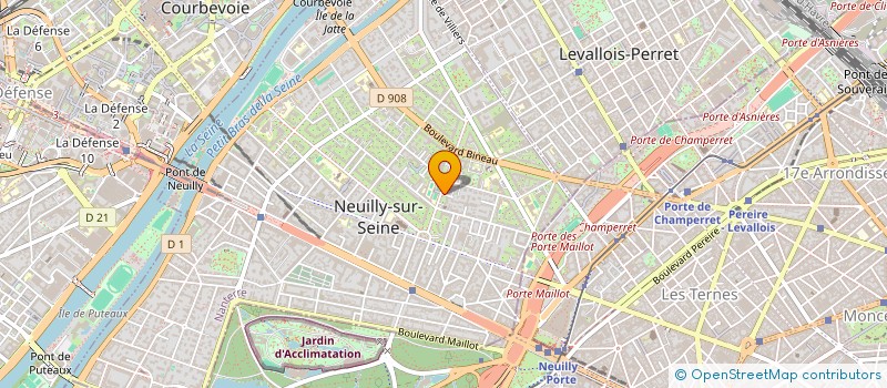 localisation de l'entreprise ONACO à NEUILLY-SUR-SEINE