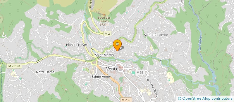 localisation de l'entreprise ONADE  VENCE