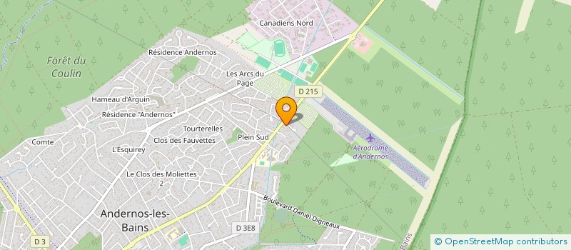 localisation de l'entreprise ONAE  ANDERNOS-LES-BAINS