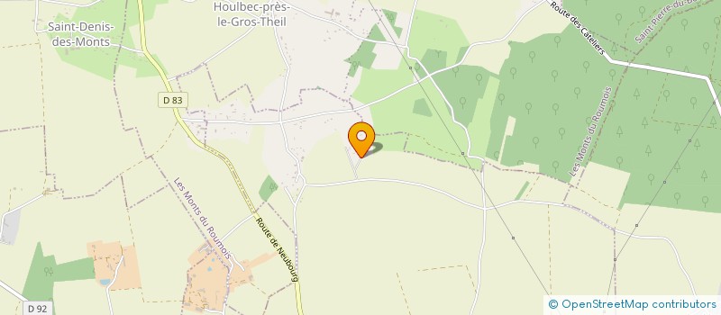 localisation de l'entreprise ONAF  LE BOSC DU THEIL