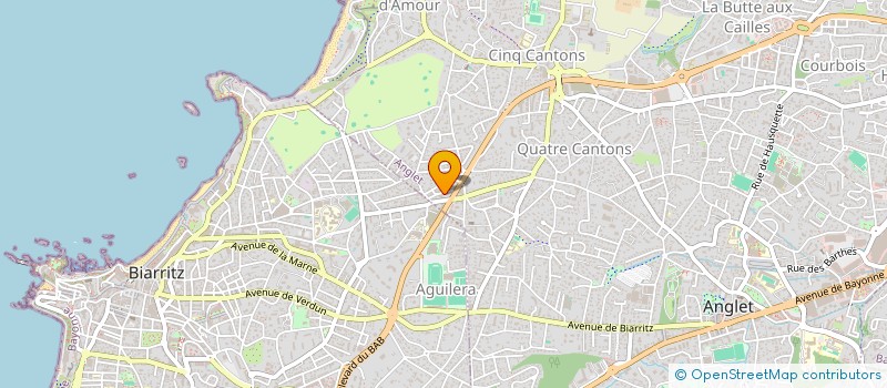 localisation de l'entreprise ONAGOITY SERVICES à ANGLET