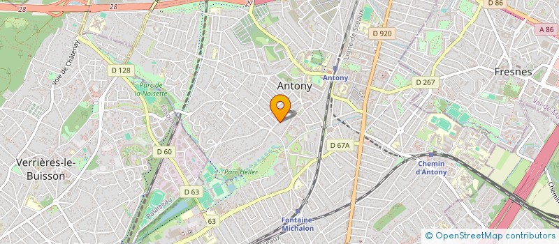 localisation de l'entreprise ONAK2 à ANTONY
