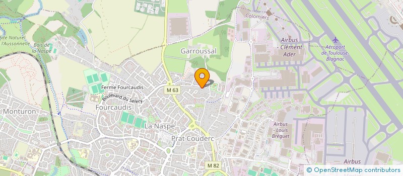localisation de l'entreprise ONALIS SPORT à COLOMIERS