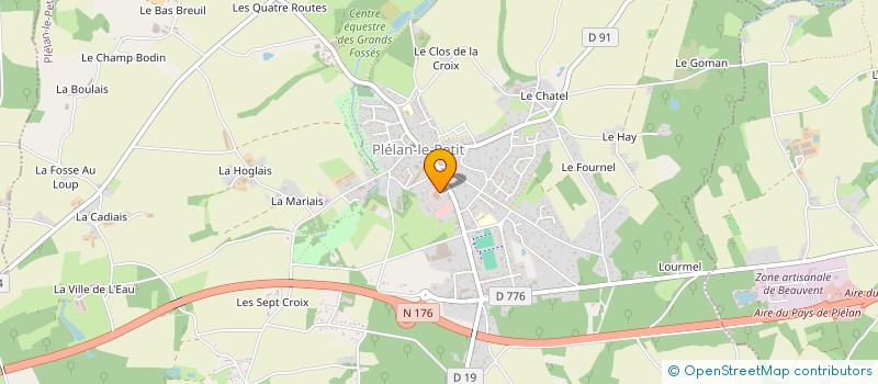 localisation de l'entreprise ONANELO  PLELAN-LE-PETIT