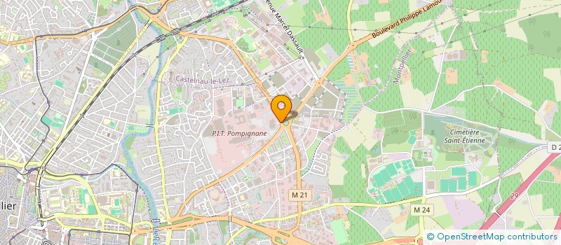 localisation de l'entreprise ONAOS à MONTPELLIER