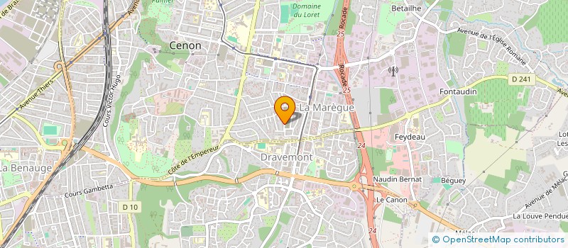 localisation de l'entreprise ONARCH  CENON