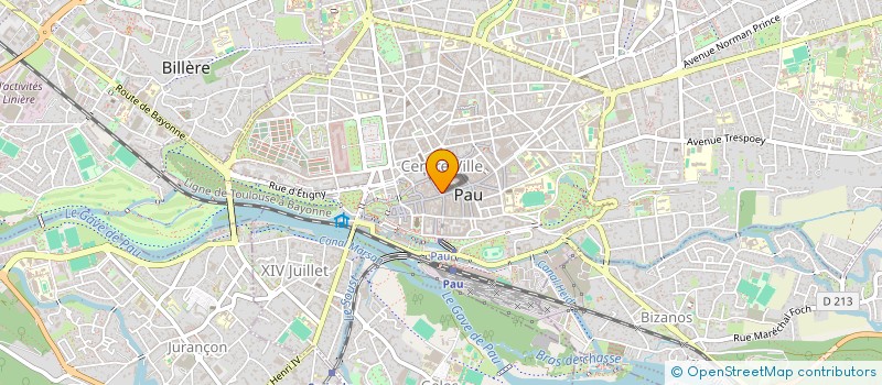 localisation de l'entreprise ONARRES à PAU