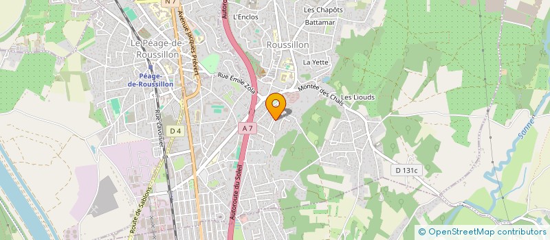 localisation de l'entreprise ONAY  ROUSSILLON