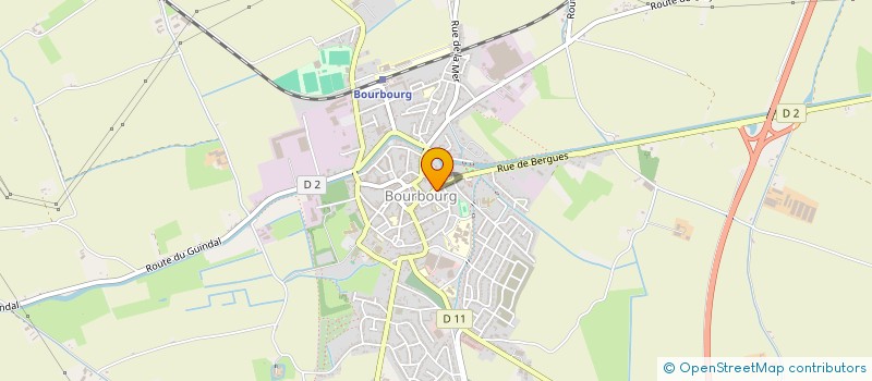 localisation de l'entreprise ONB  BOURBOURG