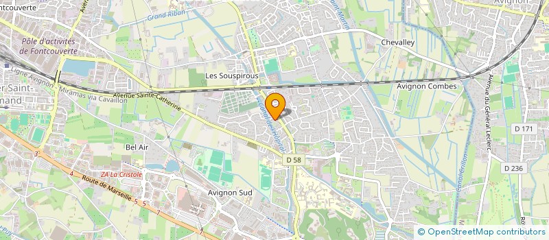 localisation de l'entreprise ONB MFT  AVIGNON