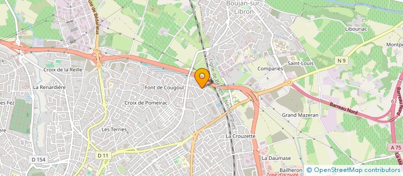 localisation de l'entreprise ONBAT  BEZIERS