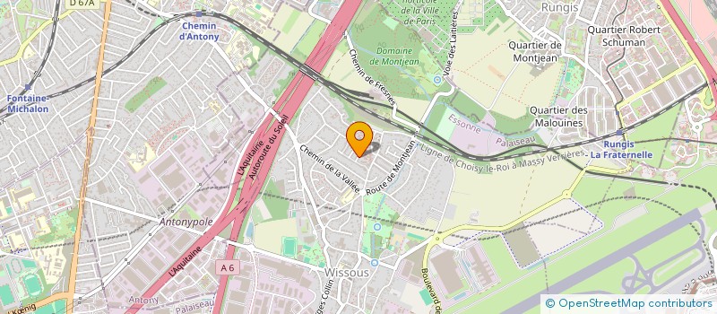 localisation de l'entreprise ONCADVICE  WISSOUS