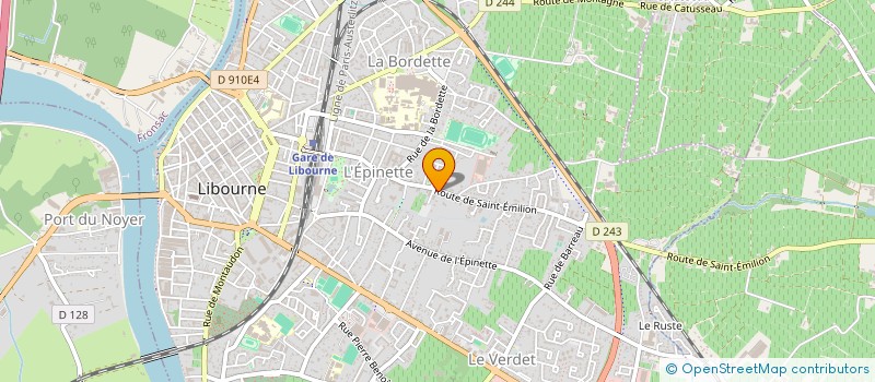 localisation de l'entreprise ONCE UPON A RIDE à LIBOURNE